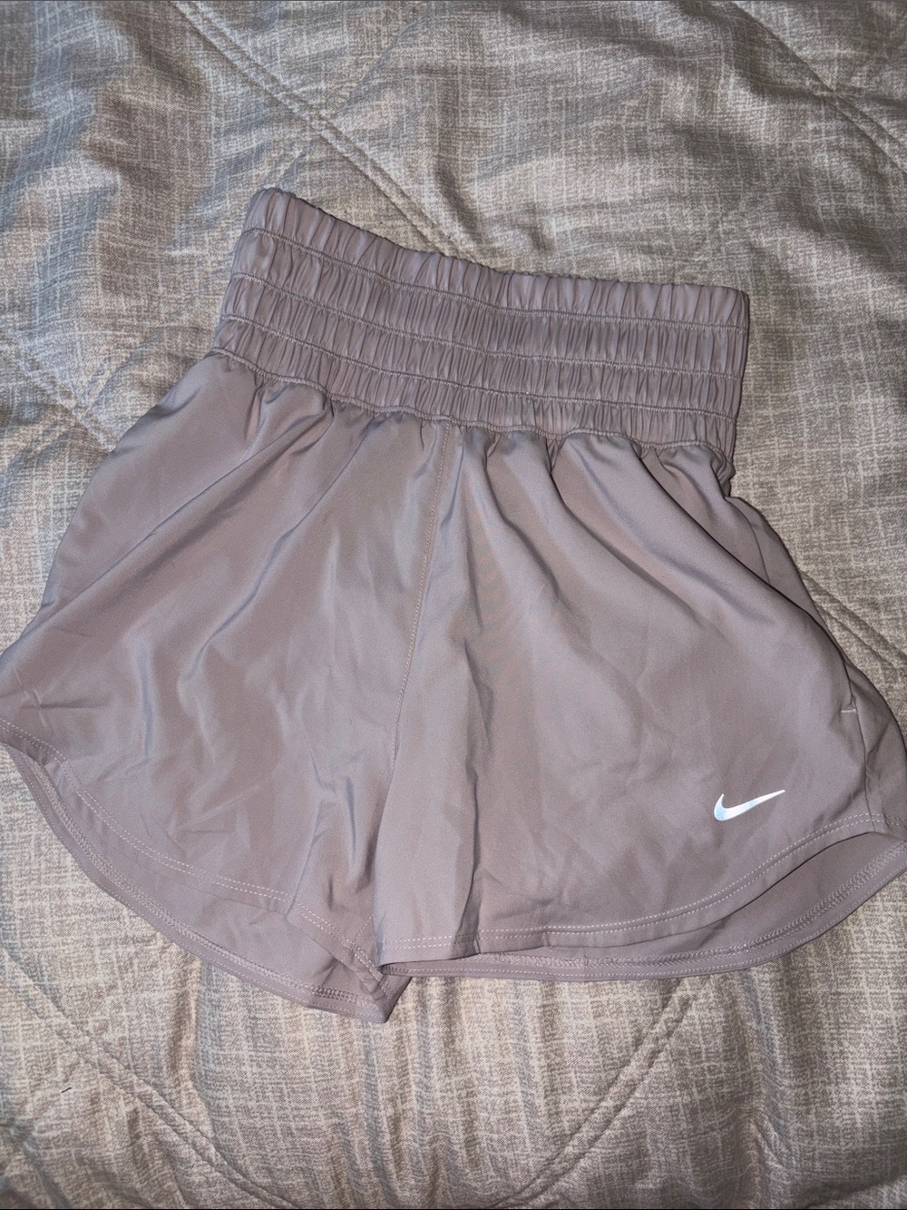 Nike Women’s High-Rise Athletic Shorts — Mauve Purple